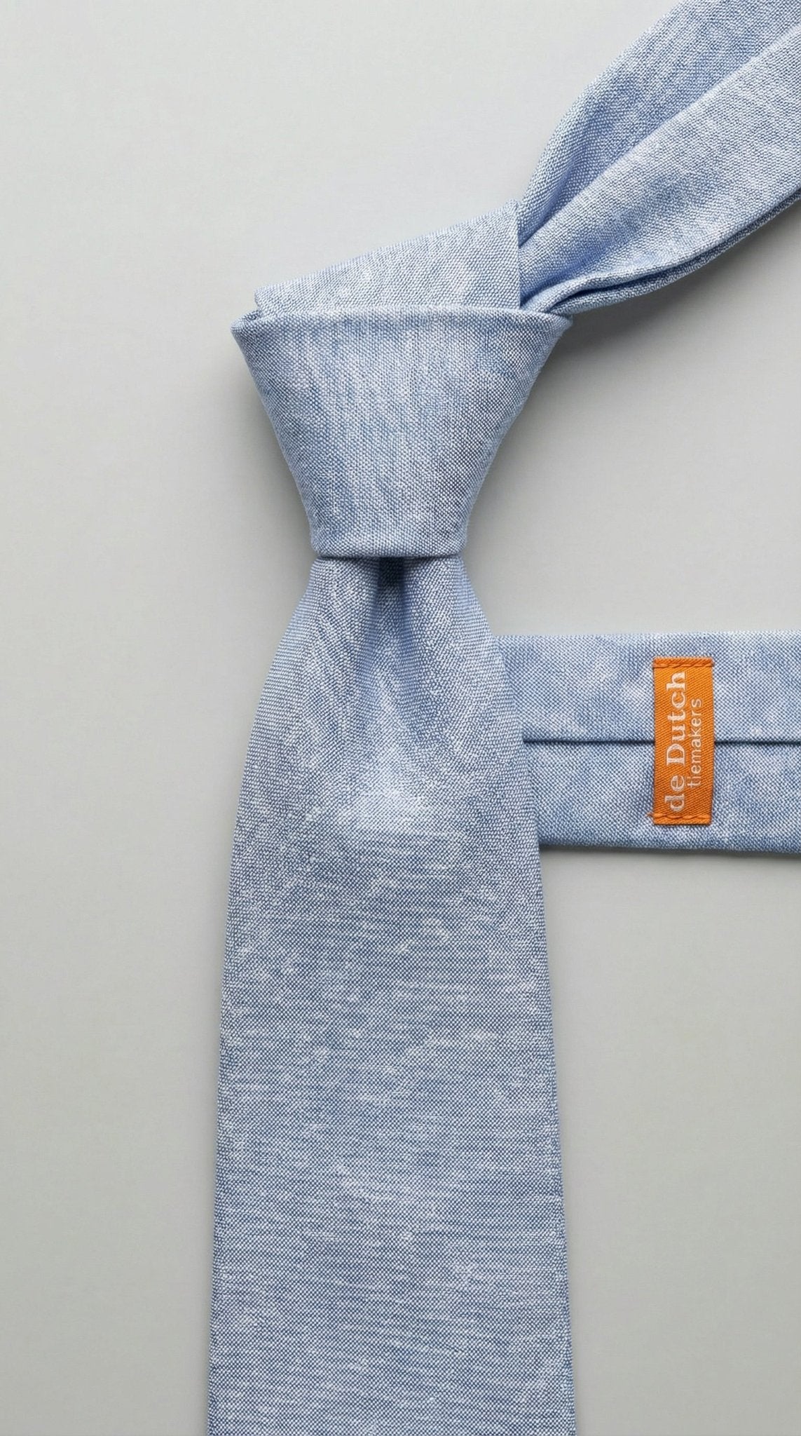 De Dutch Tiemakers Linen Azzurro - Thuijs Heritagede Dutch tiemakers